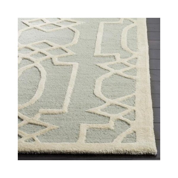 Safavieh Bella Hand Tufted Rectangle Rug, Grey and Ivory - 4 x 6 ft. - BEL138B-4