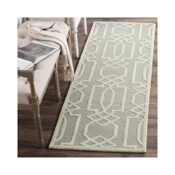 Safavieh Bella Hand Tufted Rectangle Rug, Grey and Ivory - 4 x 6 ft. - BEL138B-4