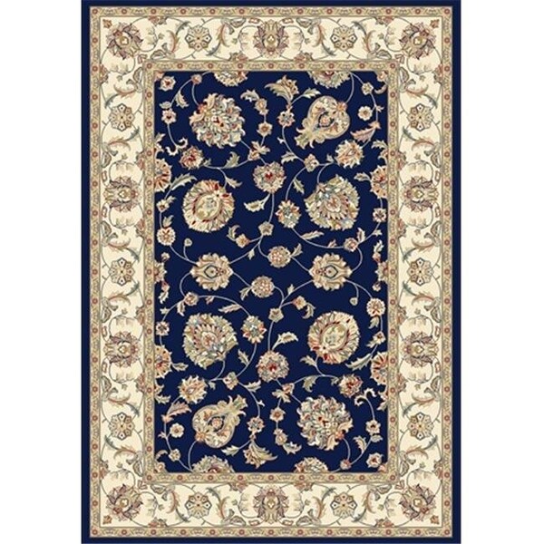 Dynamic Rugs Dynamic Rugs AN710573653464 Ancient Garden 6 ft. 7 in. x 9 ft. 6 in. 57365-3464 Rug - Blue/Ivory - AN710573653464