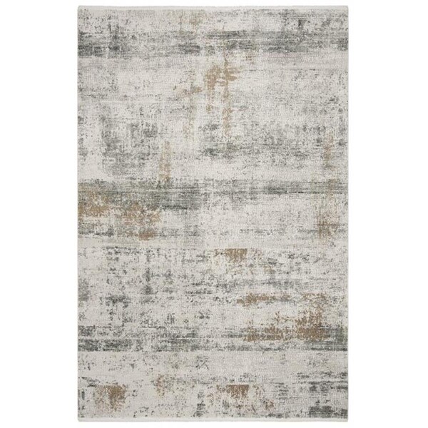 Safavieh 4 x 6 ft. Contemporary Eclipse 200 Power Loom Area RugBeige & Grey - ECL230B-4
