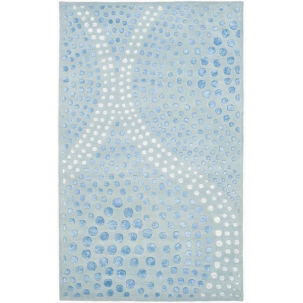 Safavieh 2 ft. 6 in. x 16 ft. Runner Contemporary Soho Light Blue Hand Tufted Rug - SOH654B-216