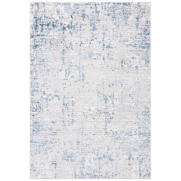 Safavieh 8 x 10 ft. Amelia Contemporary Rectangle Power Loomed Rug - Gray & Blue - ALA254G-8