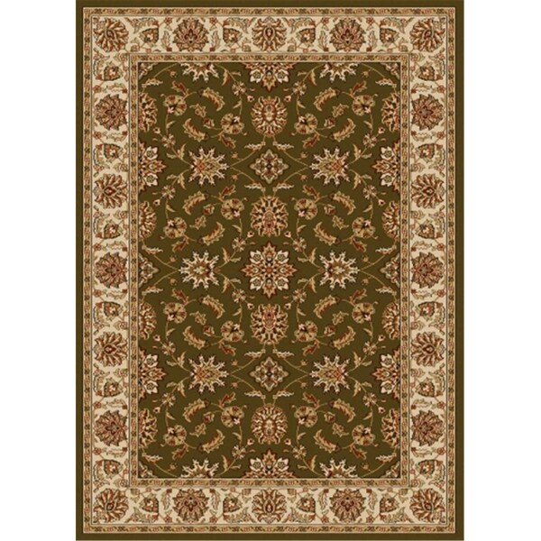 Auric Como Rectangular Sage Green Traditional Italy Area Rug, 2 ft. 2 in. W x 7 ft. 7 in. H - AU2643513