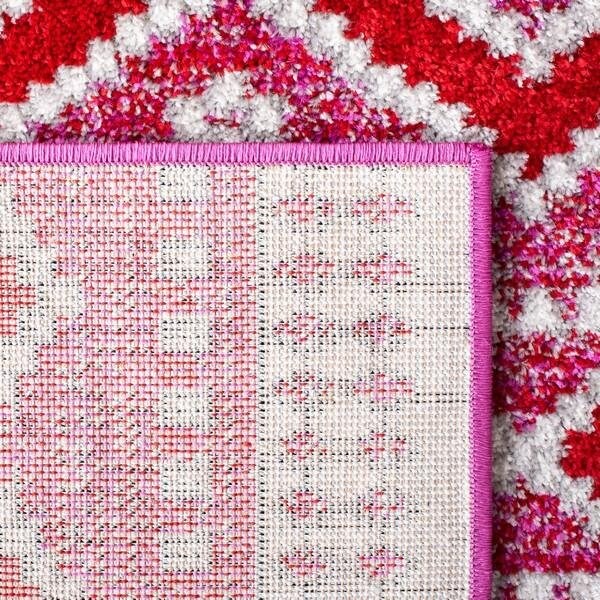 Safavieh Rectangular Adirondack Contemporary Area RugFuchsia & Ivory 9 x 12 ft. - ADR277R-9