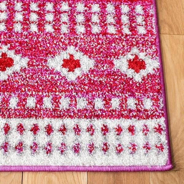 Safavieh Rectangular Adirondack Contemporary Area RugFuchsia & Ivory 9 x 12 ft. - ADR277R-9