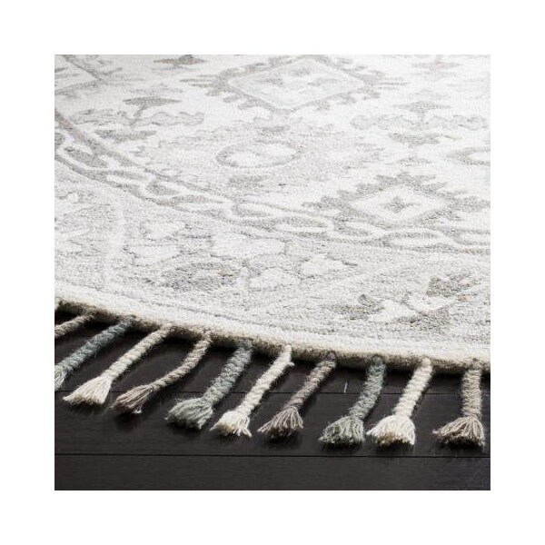 Safavieh Aspen Hand Tufted Large Rectangle RugLight Grey & Grey 8 x 10 ft. - APN120A-8