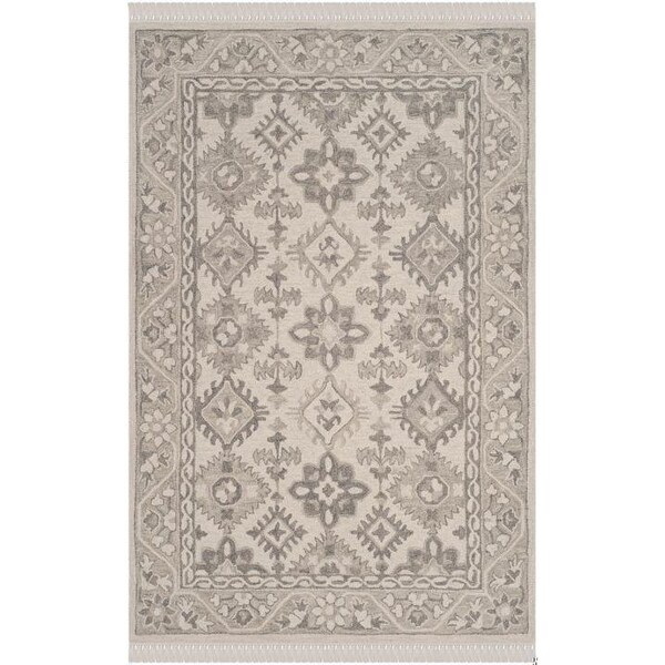 Safavieh Aspen Hand Tufted Large Rectangle RugLight Grey & Grey 8 x 10 ft. - APN120A-8