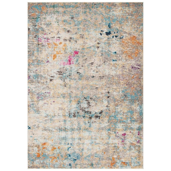 Safavieh Madison Power Loomed Rectangle Area RugGrey & Gold 12 x 15 ft. - MAD425F-1215