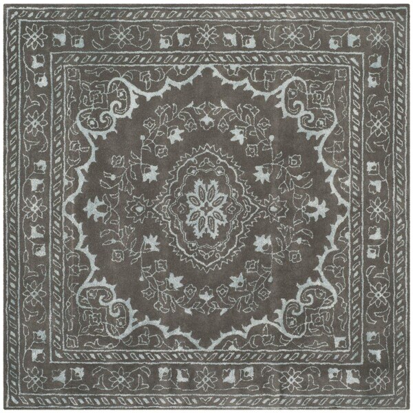 Safavieh Glamour Square RugsDark Grey 6 x 6 ft. - GLM533D-6SQ