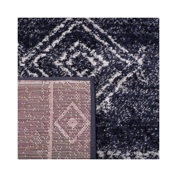 Safavieh Adirondack Bohemian Rectangle Machine-Made RugsNavy & Silver 3 x 5 ft. - ADR206N-3