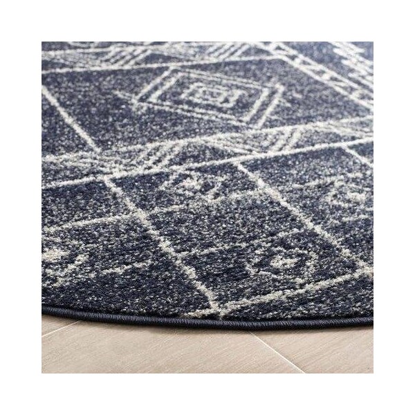 Safavieh Adirondack Bohemian Rectangle Machine-Made RugsNavy & Silver 3 x 5 ft. - ADR206N-3