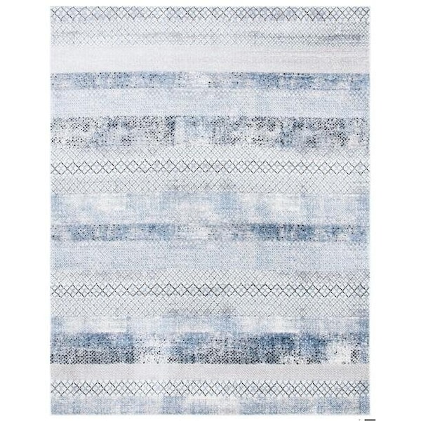 Safavieh 9 x 12 ft. Amelia 700 Contemporary Rectangle Power Loomed Rug Gray & Light Blue - ALA761G-9