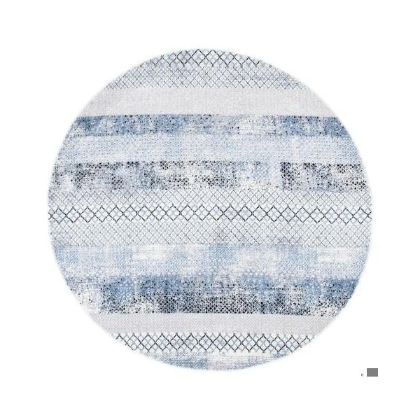 Safavieh 9 x 12 ft. Amelia 700 Contemporary Rectangle Power Loomed Rug Gray & Light Blue - ALA761G-9