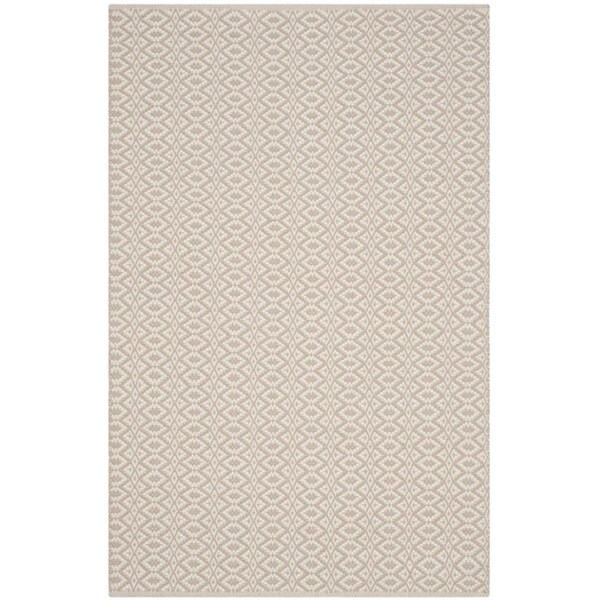 Safavieh Montauk Hand Woven Rectangle Rug- Ivory - Beige- 4 X 6 Ft. - MTK716G-4