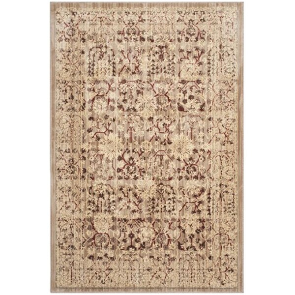 Safavieh Infinity Power Loomed Small Rectangle Rug- Beige - Yellow- 4 X 6 Ft. - INF593D-4