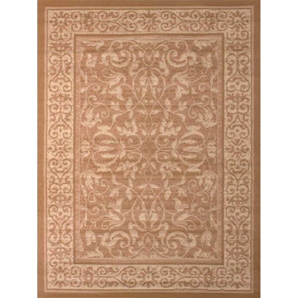 United Weavers 2 ft. 3 x 7 ft. 2 in. Dallas Baroness Runner RugBeige - 851 10626 28A