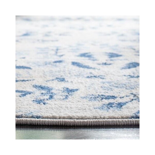 Safavieh 4 x 6 ft. Brentwood Rectangle Power-Loomed Rug Cream & Blue - BNT856D-4