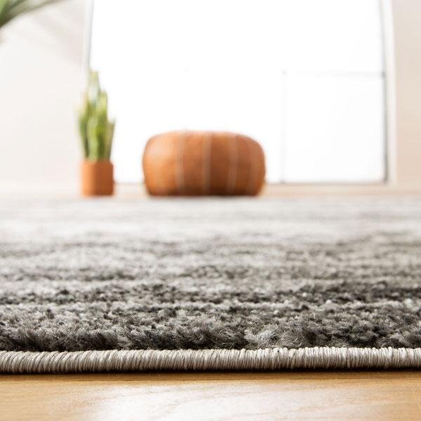 Safavieh 2 ft.-6 in. x 10 ft. Runner Adirondack Power Loomed RugIvory & Charcoal - ADR119N-210