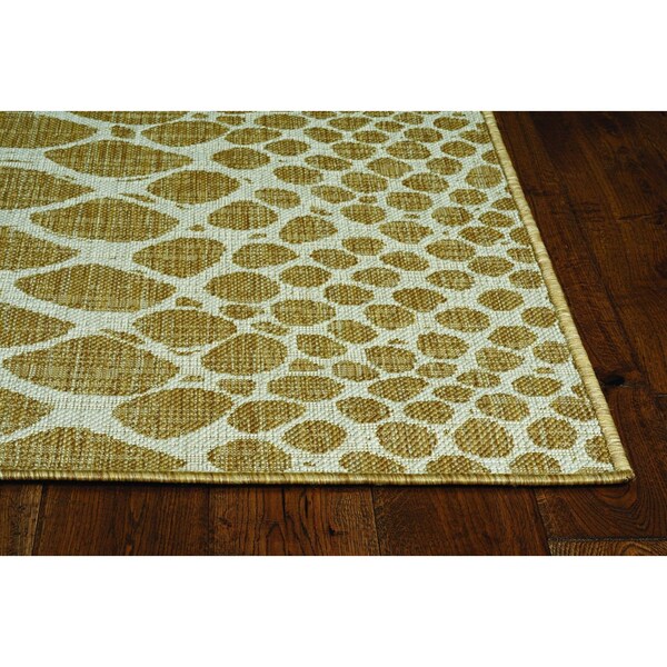 Homeroots 47 x 31 in. Natural Polypropylene Rug - 375247
