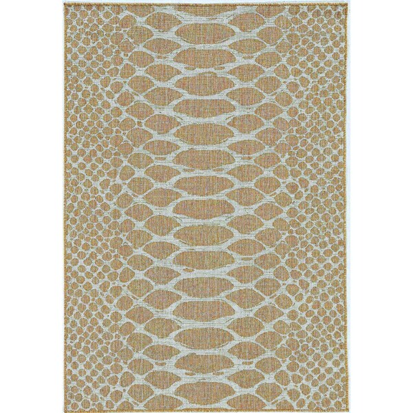 Homeroots 47 x 31 in. Natural Polypropylene Rug - 375247