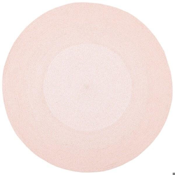 Safavieh 3 x 3 ft. Cape Cod Round Area Rug, Pink - CAP242U-3R