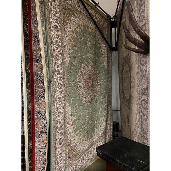 Standalone B7016Giv Rug, Green & Ivory - 9 x 11 in. - ST3186160