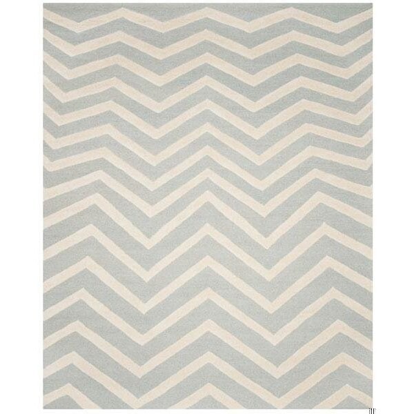 Safavieh Cambridge Hand Tufted Runner Rug- Grey - Ivory- 2 ft. 6 in. x 6 ft. - CAM714G-26