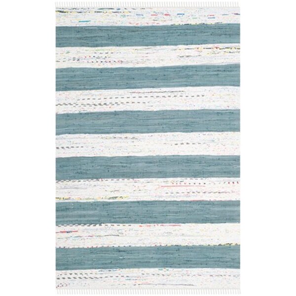Safavieh Montauk Hand Woven Runner Rug- Ivory - Charcoal- 2 ft. 3 in. x 7 ft. - MTK720B-27