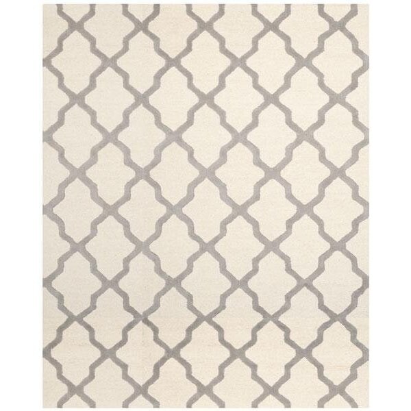 Safavieh Cambridge Hand Tufted Accent Rug- Ivory - Silver- 2 x 3 ft. - CAM121Y-2