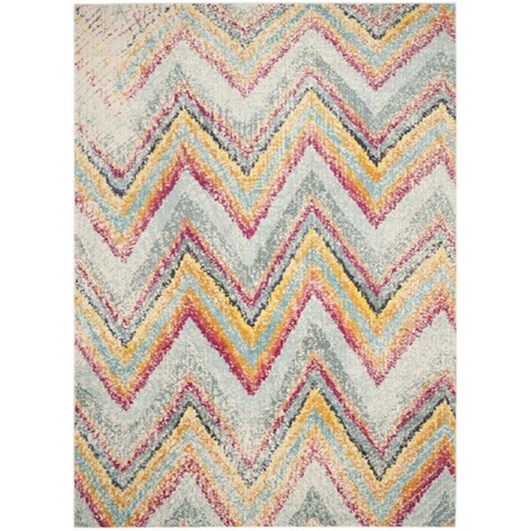Safavieh Monaco Power Loomed Runner Rug- Multi- 2 ft. 2 in. x 8 ft. - MNC220F-28