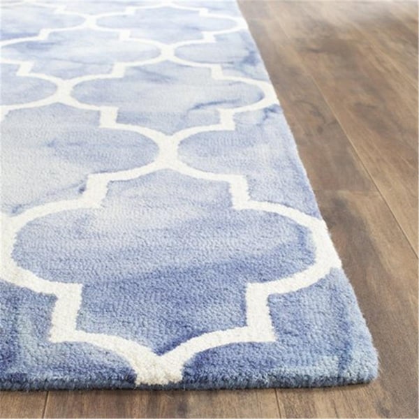 Safavieh Dip Dye Hand Tufted Runner Rug- Blue - Ivory- 2 ft. 6 in. x 4 ft. - DDY535K-24