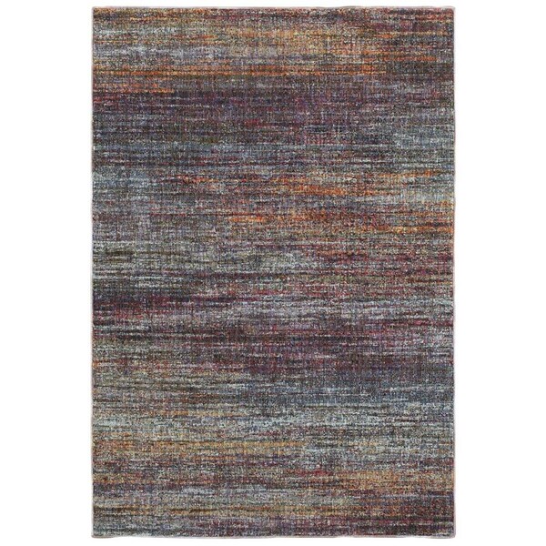 Oriental Weavers Atlas Indoor Casual Abstract Round RugMulticolor 7 ft. 10 in. - A8037B240RDST