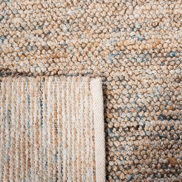 Safavieh 6 x 6 ft. Bohemian Hand Woven Square Area Rug Natural & Blue - BOH901M-6SQ