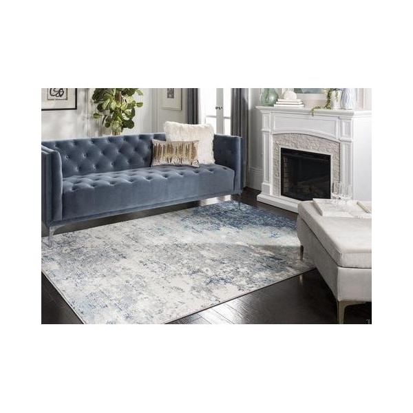 Safavieh Brentwood Runner RugLight Grey & Blue 2 x 8 ft. - BNT822F-28