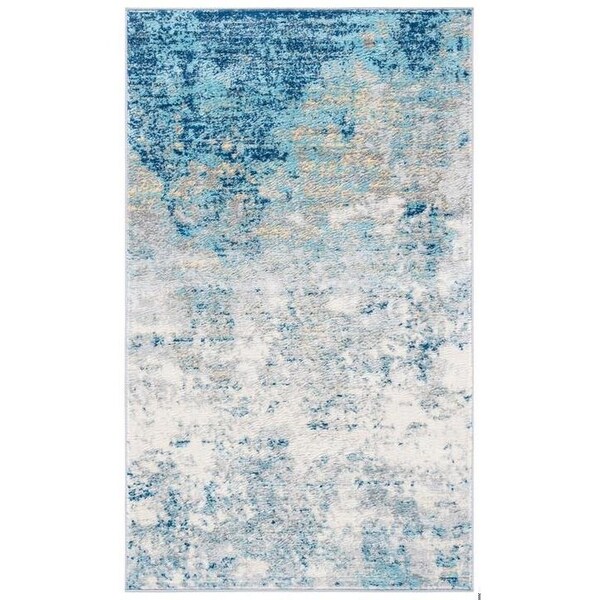 Safavieh Brentwood Runner RugLight Grey & Blue 2 x 8 ft. - BNT822F-28