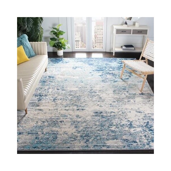 Safavieh Brentwood Runner RugLight Grey & Blue 2 x 8 ft. - BNT822F-28
