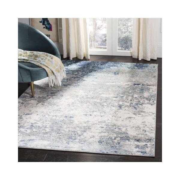 Safavieh Brentwood Runner RugLight Grey & Blue 2 x 8 ft. - BNT822F-28
