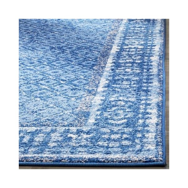 Safavieh Adirondack Power Loomed Rectangle Rug- Light Blue - Dark Blue- 2 Ft. 6 In. X 8 Ft. - ADR110F-28