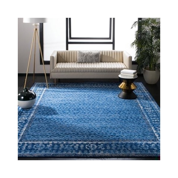 Safavieh Adirondack Power Loomed Rectangle Rug- Light Blue - Dark Blue- 2 Ft. 6 In. X 8 Ft. - ADR110F-28
