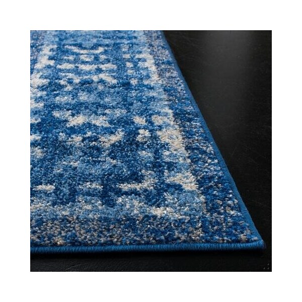 Safavieh Adirondack Power Loomed Rectangle Rug- Light Blue - Dark Blue- 2 Ft. 6 In. X 8 Ft. - ADR110F-28