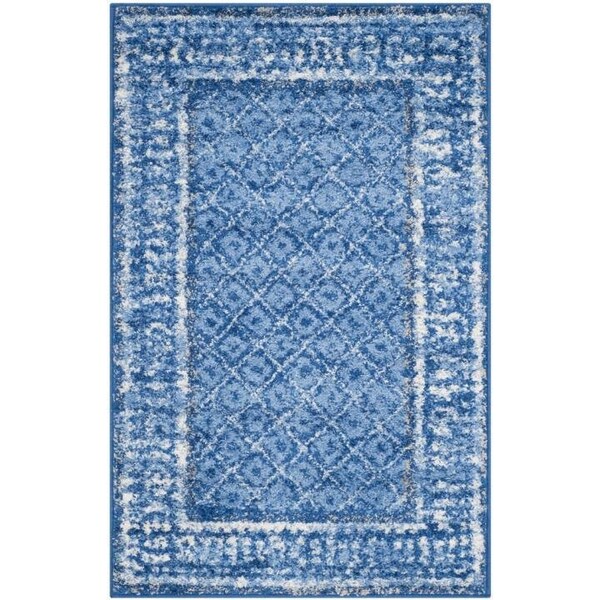 Safavieh Adirondack Power Loomed Rectangle Rug- Light Blue - Dark Blue- 2 Ft. 6 In. X 8 Ft. - ADR110F-28