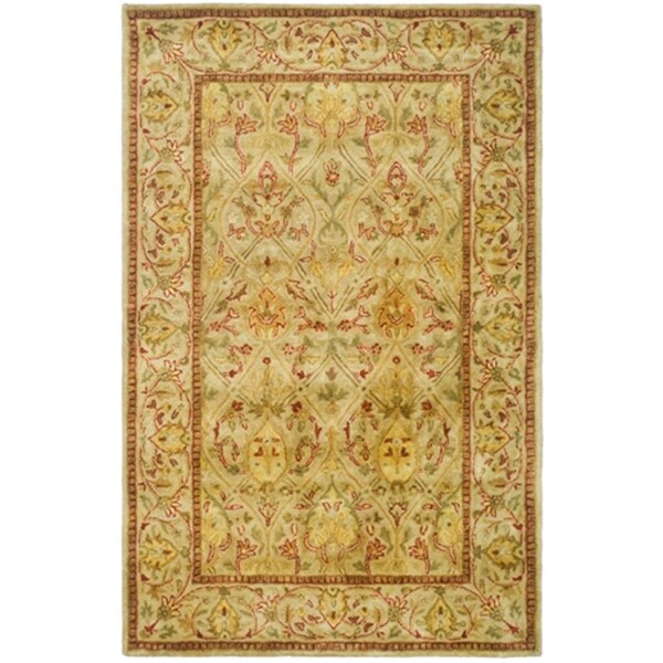 Safavieh Persian Legend 4 ft. x 6 ft. Hand Tufted Small Rectangle Rug - Moss-Beige - PL819G-4