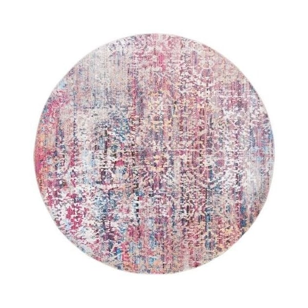 Safavieh 4 x 6 ft. Bristol Rectangle Power Loomed Rug Pink & Multicolor - BTL485U-4