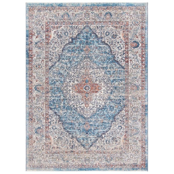 Safavieh 4 x 6 ft. Madison 400 Traditional Rectangle Rug, Beige & Blue - MAD465C-4