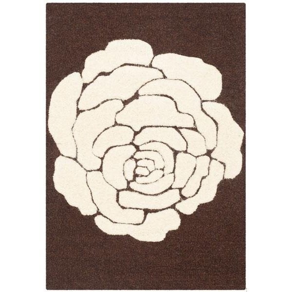 Safavieh 2 x 3 ft. Cambridge Hand Tufted Accent Area RugBrown & Ivory - CAM782R-2