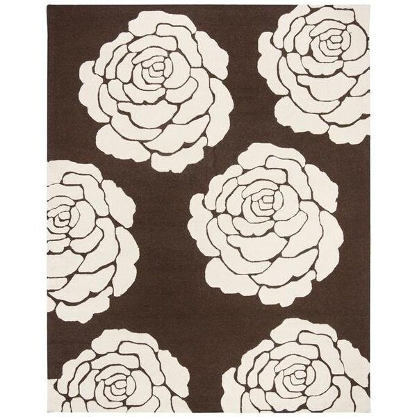 Safavieh 2 x 3 ft. Cambridge Hand Tufted Accent Area RugBrown & Ivory - CAM782R-2