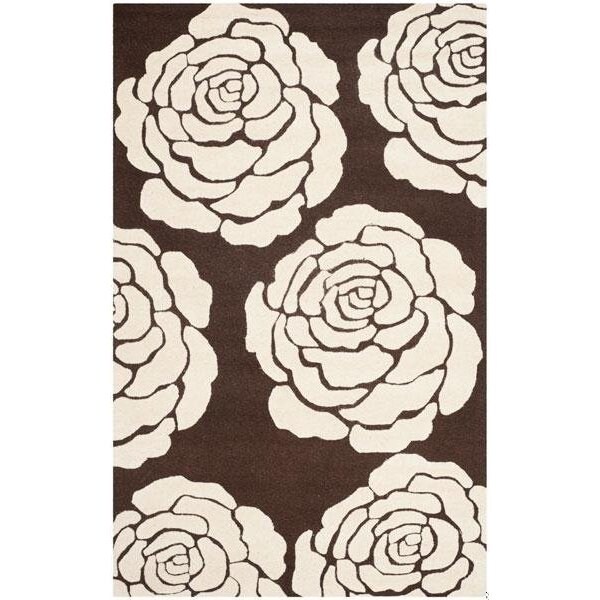 Safavieh 2 x 3 ft. Cambridge Hand Tufted Accent Area RugBrown & Ivory - CAM782R-2