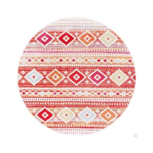 Safavieh Runner Adirondack Global Area RugRust & Ivory 2 ft.6 in. x 8 ft. - ADR276P-28
