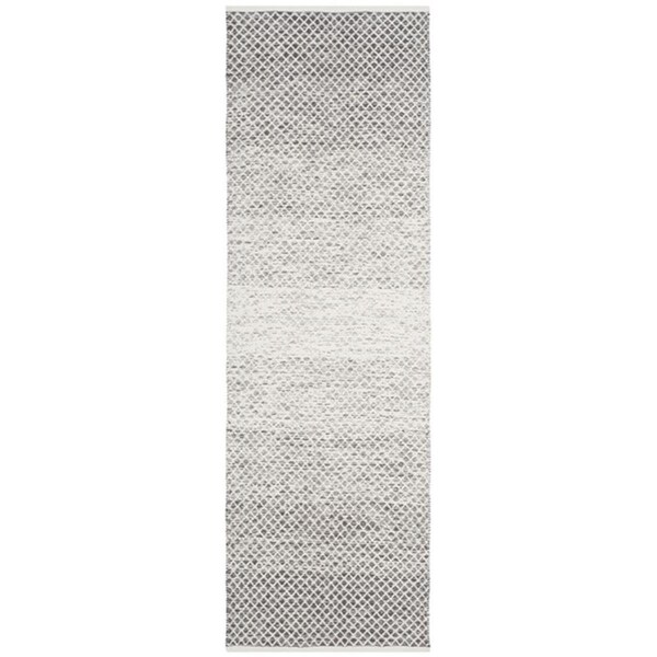 Safavieh 2 ft. 3 in. x 7 ft. Runner Montauk Hand Woven RugLight Grey & Ivory - MTK601K-27