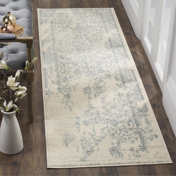 Safavieh 2 ft.-6 in. x 12 ft. Adirondack Power Loomed Runner Area RugIvory & Slate - ADR101S-212